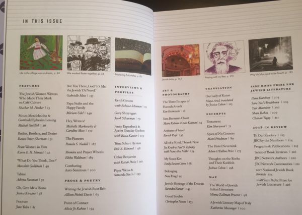 table of contents for latest edition of PAPER BRIGADE