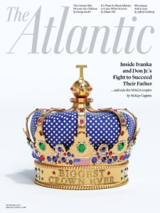 Front cover of the October 2019 issue of THE ATLANTIC magazine.
