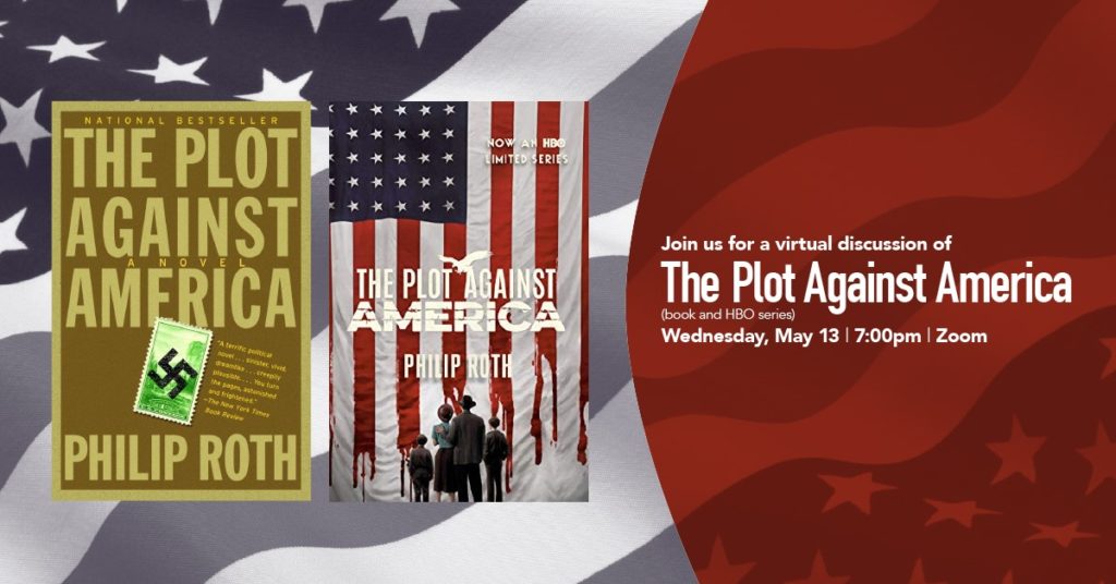 Advertisement for event about The Plot Against America that is described/linked above.
