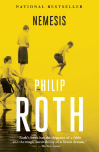 Image of the cover of Philip Roth's novel NEMESIS